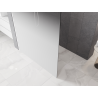 Mexen Kioto Walk-in Shower Wall 140 x 200 cm, white ombre 8 mm, white - 800-140-101-20-86