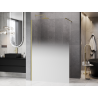 Mexen Kioto Walk-in Shower Screen 80 x 200 cm, White Ombre 8 mm, Brushed Gold - 800-080-101-55-86