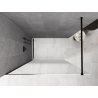 Mexen Kioto Walk-in Shower Screen 120 x 200 cm, White Ombre 8 mm, Black - 800-120-101-70-86