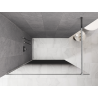 Mexen Kioto Walk-in Shower Screen 90 x 200 cm, Black Ombre 8 mm, Chrome - 800-090-101-01-76
