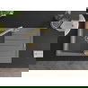 Mexen Bruno 1-compartment granite sink with a drip tray and kitchen mixer tap Duero, Grey - 6513-71-671600-50