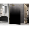 Mexen Kioto Walk-in Shower Wall 150 x 200 cm, Black Ombre 8 mm, Gold - 800-150-101-50-76