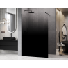 Mexen Kioto Walk-in Shower Wall 150 x 200 cm, Black Ombre 8 mm, Black - 800-150-101-70-76