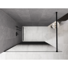 Mexen Kioto Walk-in Shower Wall 80 x 200 cm, Black Ombre 8 mm, Black - 800-080-101-70-76