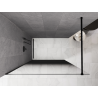 Mexen Kioto Walk-in Shower Screen 90 x 200 cm, Black Ombre 8 mm, Black - 800-090-101-70-76