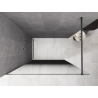Mexen Kioto Walk-in shower wall 80 x 200 cm, black ombre 8 mm, gun metal - 800-080-101-95-76