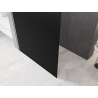 Mexen Kioto Walk-in Shower Wall 90 x 200 cm, Black Ombre 8 mm, Brushed Nickel - 800-090-101-97-76