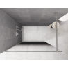 Mexen Kioto Walk-in Shower Screen 140 x 200 cm, Ombre Black 8 mm, Brushed Nickel - 800-140-101-97-76