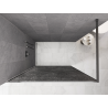 Mexen Kioto Walk-in Shower Wall 70 x 200 cm, Crackle Graphite 12 mm, Chrome - 800-070-101-01-44-X