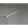 Mexen Kioto Walk-in Shower Screen 80 x 200 cm, Crackle Graphite 12 mm, Chrome - 800-080-101-01-44-X