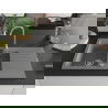 Mexen Matias 1.5-compartment granite sink with a drip tray and kitchen mixer tap Telma, Grey - 6502-71-670200-71