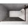 Mexen Kioto Walk-in shower wall 70 x 200 cm, crackle graphite 12 mm, rose gold - 800-070-101-60-44-X