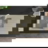 Mexen Matias 1.5-compartment granite sink with a drip tray and kitchen mixer tap Telma, Beige - 6502-69-670200-69