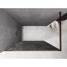 Mexen Kioto Walk-in Shower Screen 80 x 200 cm, crackle graphite 12 mm, rose gold - 800-080-101-60-44-X