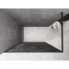 Mexen Kioto Walk-in Shower Wall 110 x 200 cm, crackle graphite 12 mm, gun gray brushed - 800-110-101-66-44-X