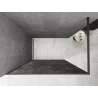 Mexen Kioto Walk-in Shower Wall 150 x 200 cm, crackle graphite 12 mm, gun metal - 800-150-101-95-44-X