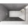 Mexen Kioto Walk-in Shower Wall 130 x 200 cm, Graphite Crackle 12 mm, Brushed Nickel - 800-130-101-97-44-X