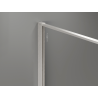 Mexen Kioto Walk-in shower screen 160 x 200 cm, graphite crackle 12 mm, brushed nickel - 800-160-101-97-44-X