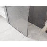 Mexen Kioto Walk-in Shower Wall 130 x 200 cm, crackle transparent 12 mm, chrome - 800-130-101-01-04-X