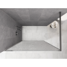 Mexen Kioto Walk-in Shower Panel 120 x 200 cm, crackle transparent 12 mm, chrome - 800-120-101-01-04-X