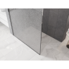 Mexen Kioto Walk-in Shower Panel 90 x 200 cm, crackle transparent 12 mm, chrome - 800-090-101-01-04-X