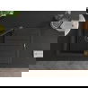 Mexen Bruno 1-compartment granite sink with a drip tray and kitchen mixer tap Duero, Black/Gold metallic - 6513-75-671600-70-B