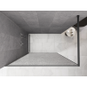 Mexen Kioto Walk-in Shower Wall 130 x 200 cm, Crackle Transparent 12 mm, Gun Metal - 800-130-101-95-04-X