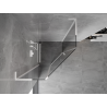 Mexen Mist L pentagonal shower cabin hinged 80 x 80 cm, transparent, white - 8A8L-080-080-20-00