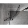 Mexen Mist L Pentagonal Hinged Shower Cabin 80 x 80 cm, Transparent, Gun Metal - 8A8L-080-080-95-00