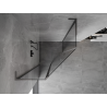 Mexen Mist L pentagonal hinged shower cabin 100 x 100 cm, transparent, gun metal - 8A8L-100-100-95-00