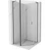 Mexen Mist L pentagonal hinged shower cabin 100 x 100 cm, transparent, gun metal - 8A8L-100-100-95-00