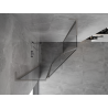 Mexen Mist L pentagonal hinged shower enclosure 90 x 90 cm, transparent, brushed nickel - 8A8L-090-090-97-00