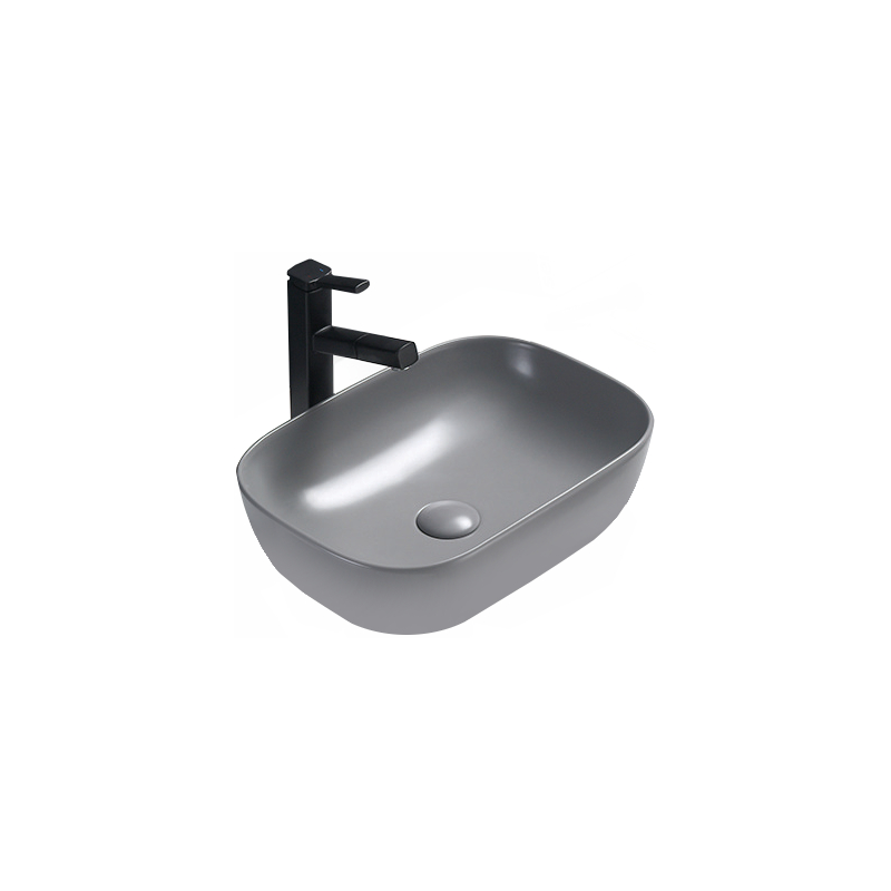 Mexen Rita countertop washbasin 45 x 32 cm, light gray matte - 21084561