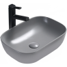 Mexen Rita countertop washbasin 45 x 32 cm, light gray matte - 21084561
