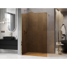 Mexen Kioto Walk-in Shower Wall 110 x 200 cm, Bronze 8 mm, Gold - 800-110-101-50-32