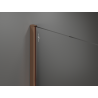 Mexen Kioto Walk-in Shower Wall 70 x 200 cm, 8 mm Bronze, Rose Gold - 800-070-101-60-32