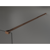 Mexen Kioto Walk-in Shower Wall 70 x 200 cm, 8 mm Bronze, Rose Gold - 800-070-101-60-32
