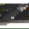 Mexen Vito 1-compartment granite sink with kitchen mixer tap Telma, Black/Metallic gold - 6503-75-670200-70