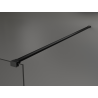 Mexen Kioto Walk-in Shower Wall 120 x 200 cm, Bronze 8 mm, Black - 800-120-101-70-32
