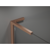 Mexen Kioto L Walk-in Shower Wall 100 x 200 cm, Brown, Brushed Copper - 800-100-103-65-32