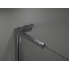 Mexen Kioto L Walk-in Shower Wall 90 x 200 cm, Bronze, Gun Gray Brushed - 800-090-103-66-32