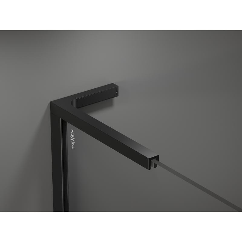 Mexen Kioto L Walk-in Shower Wall 70 x 200 cm, Bronze, Black - 800-070-103-70-32