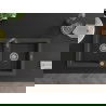 Mexen Mario 2-compartment granite sink with a kitchen mixer tap Telma, Spotted black - 6504-76-670200-76