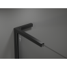 Mexen Kioto L Walk-in Shower Panel 90 x 200 cm, Bronze, Black - 800-090-103-70-32