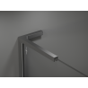 Mexen Kioto L Walk-in Shower Wall 70 x 200 cm, Bronze, Gun Metal - 800-070-103-95-32