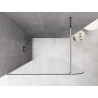 Mexen Kioto-P Walk-in Shower Wall 140 x 200 cm, Transparent 8 mm, Chrome - 800-140-101-01-00-P