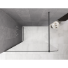 Mexen Kioto-P Walk-in Shower Screen 100 x 200 cm, Transparent 8 mm, Gun Gray Brushed - 800-100-101-66-00-P