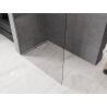 Mexen Kioto-P Walk-in Shower Wall 80 x 200 cm, transparent 8 mm, gun metal - 800-080-101-95-00-P