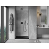 Mexen Mist-B shower doors 80 cm, transparent, gun metal - 8A2-080-000-95-00