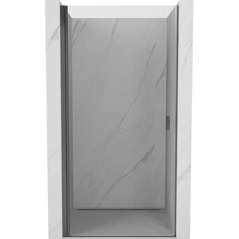 Mexen Mist-B shower doors 80 cm, transparent, gun metal - 8A2-080-000-95-00